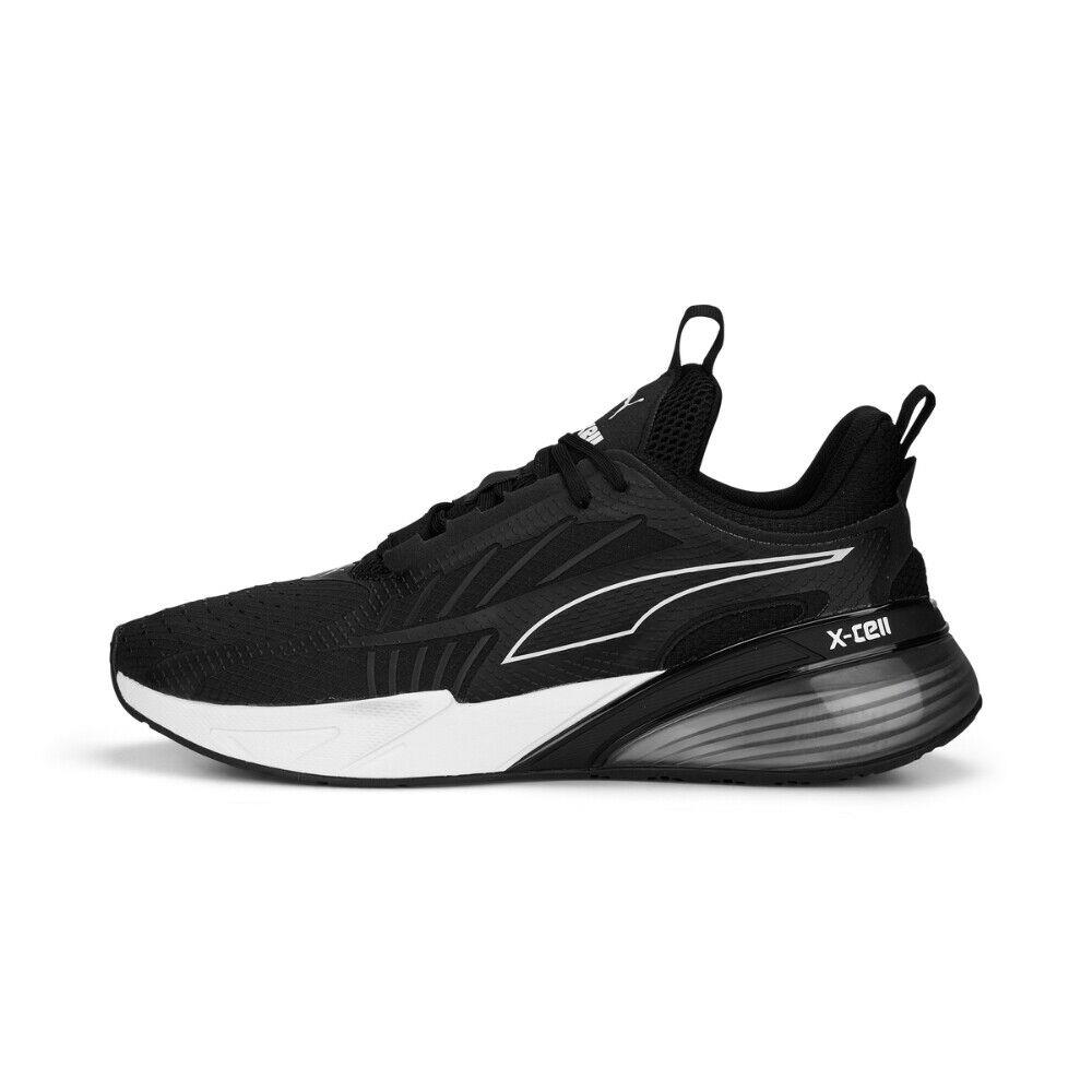 Puma Mens X-cell Action Running Shoes - 378301-07 - Black/white/dark Gray