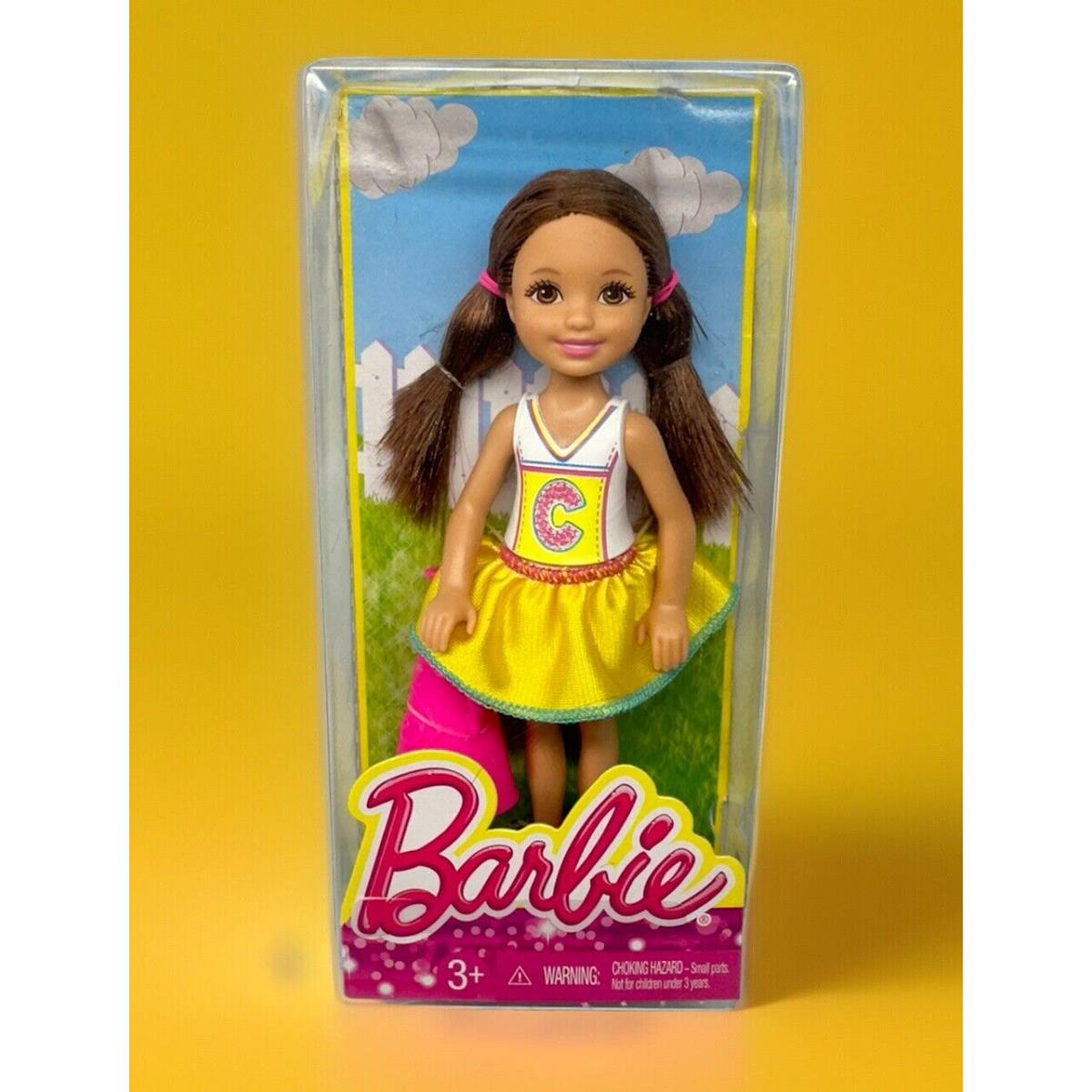 Mattel 2014 Barbie Dress Up Chelsea Cheerleader Toy Doll Sisters Read