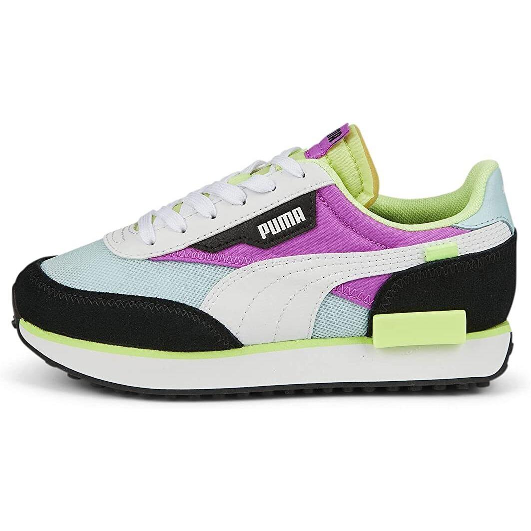 Big Kid`s Puma Future Rider Splash Jr Electric Orchid/aqua-wht 381854 09 - Electric Orchid/Light Aqua-White