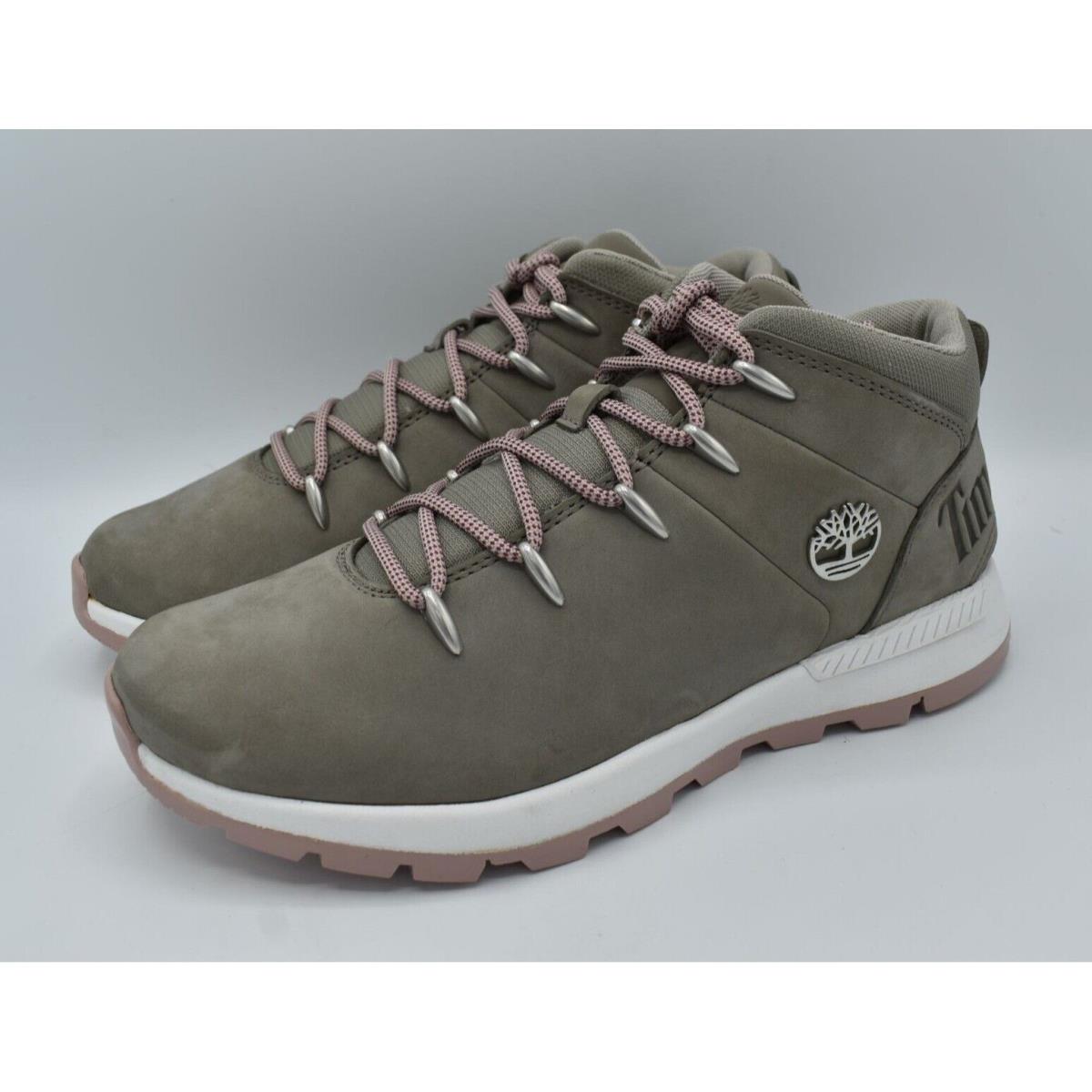 Timberland Womens Size 9 Sprint Trekker Grey Nubuck Mid Hiking Boots Shoes