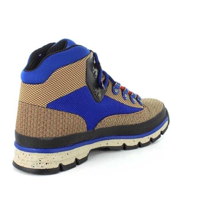 Size 13- Timberland Euro Hiker Jacquard Hommes- Tan/blue