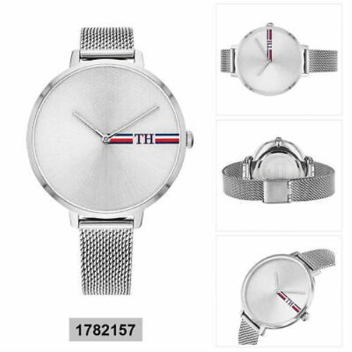 Tommy Hilfiger Dressed up Women`s Watch 1782157 Analogue Stainless Steel Silver