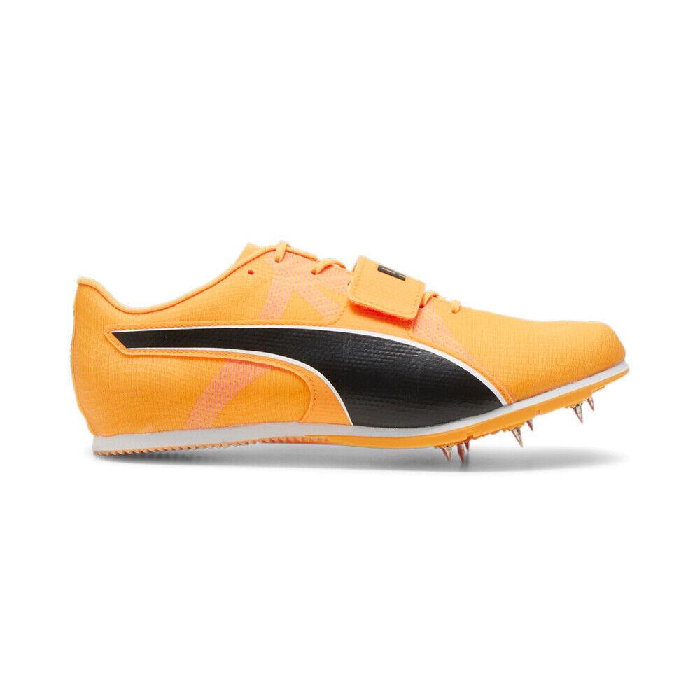 Puma Evospeed Long Jump 11 Ultraweave Track Field Mens Orange Sneakers Athleti