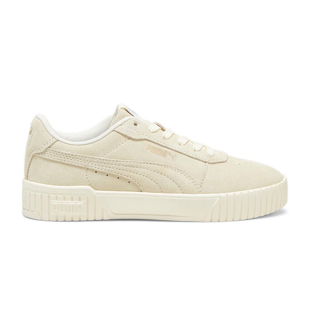 Puma Carina 2.0 Sd Womens Beige Sneakers Casual Shoes 39494205