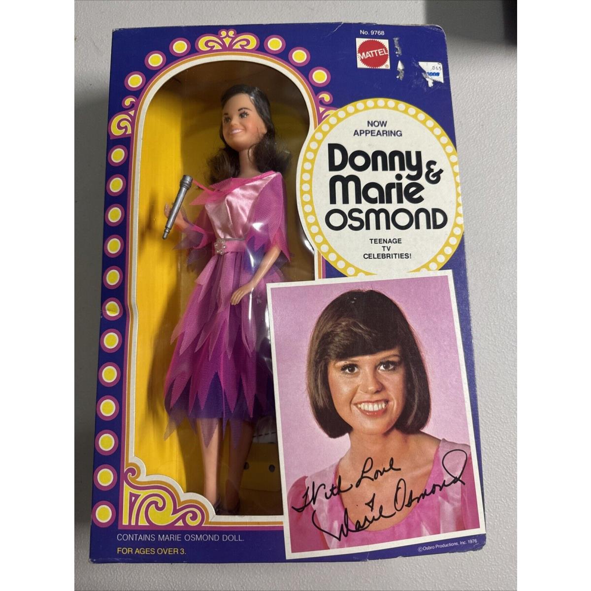 Vintage 1976 Mattel Marie Osmond Celebrity Doll