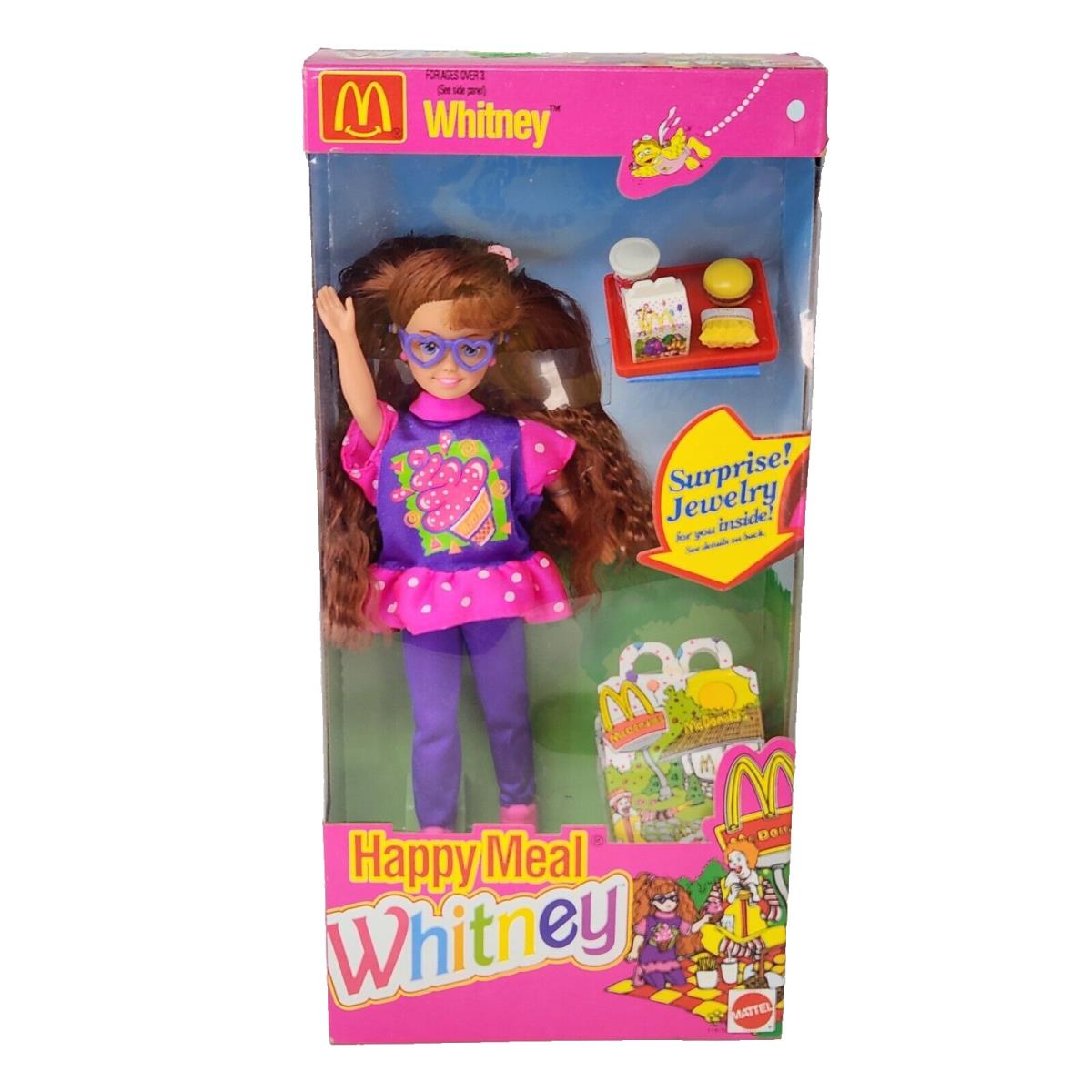 Vintage 1993 Mattel Whitney Barbie Doll Mcdonald`s Happy Meal 11476