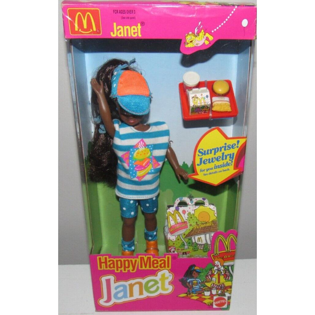 Mib Nrfb Barbies Happy Meal Janet Friend of Stacie 11147 Circa 1993