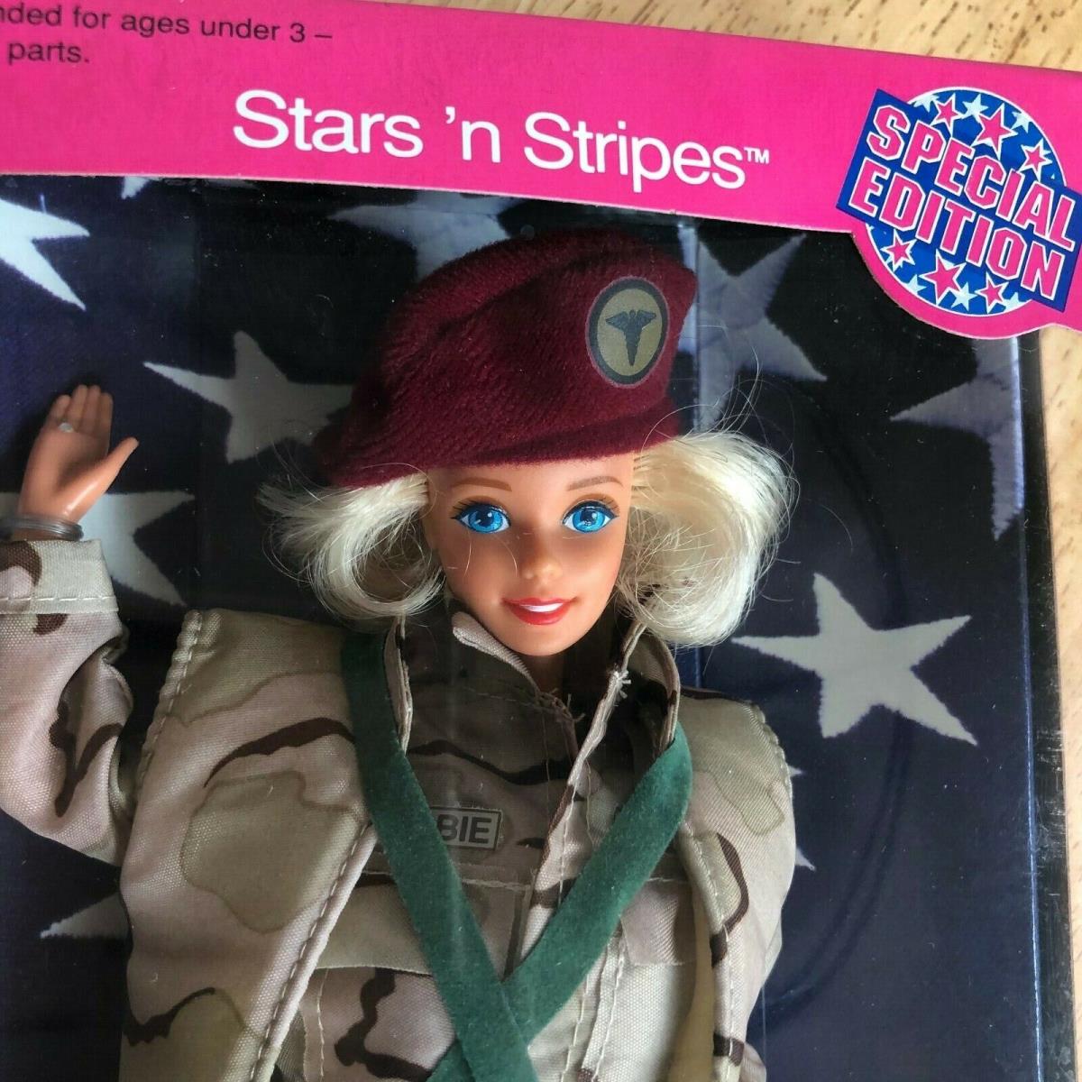 Barbie Stars`n Stripes 1992 Nrfb 1234 Army Rendevous W/destiny Special Ed