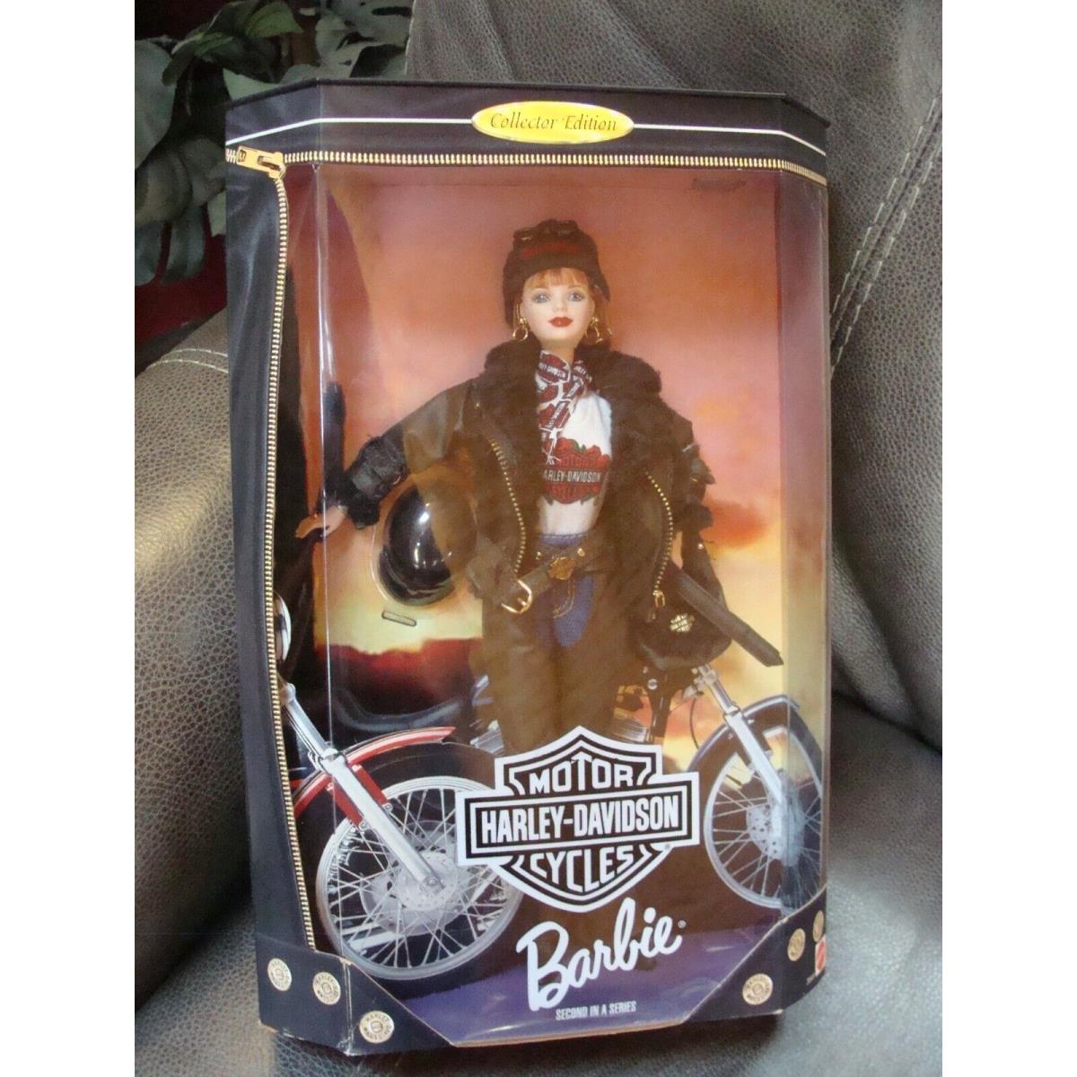 1998 Harley Davidson Barbie 2nd in Series Collector Ed Nrfb