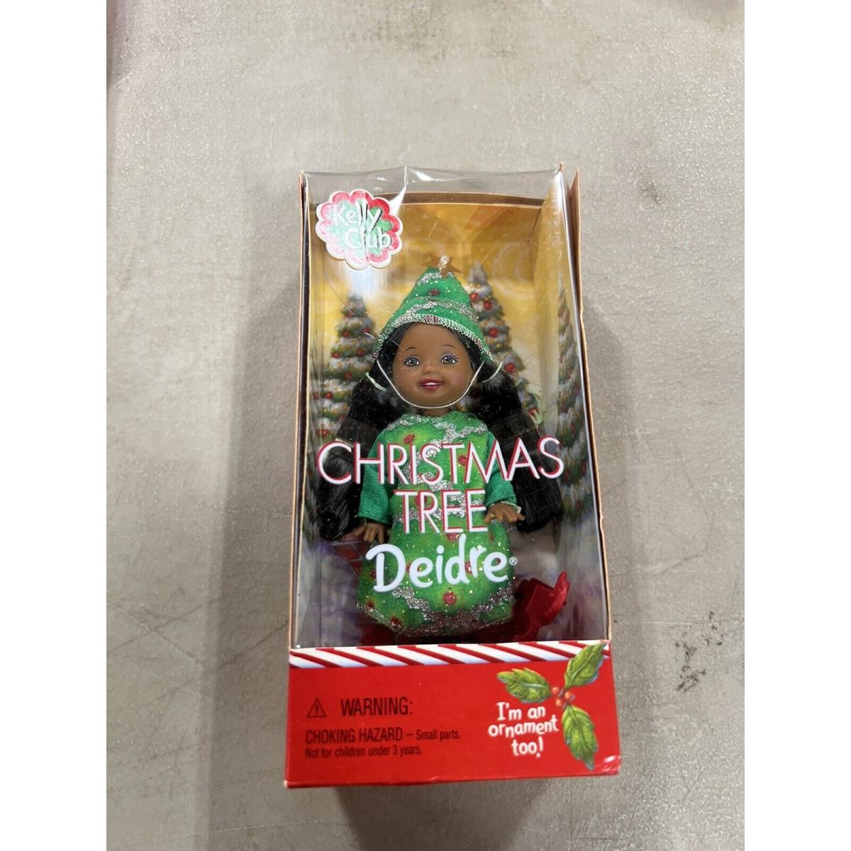 Kelly Club Christmas Tree Deidre Doll Barbie Mattel 2001 African American D27 4