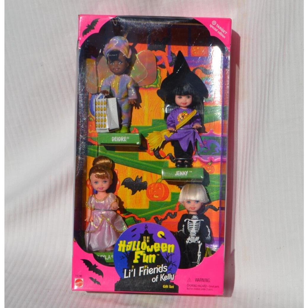 Halloween Fun Li`l Friends of Kelly 4 Dolls Gift Set 23796 Mattel 1998