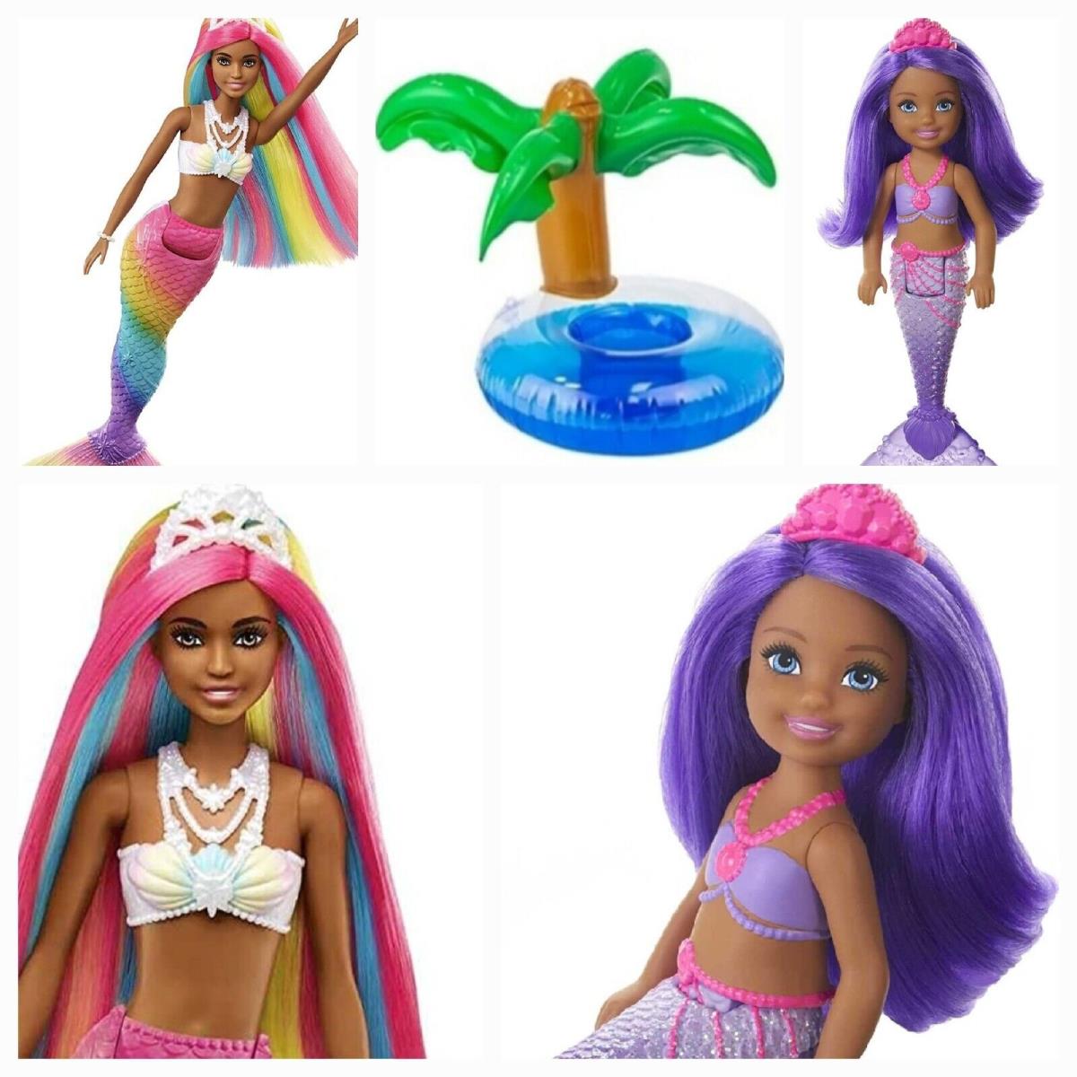 Barbie Mermaid Dreamtopia Chelsea Pool Bath Bundle of Fun+ Doll Float 4