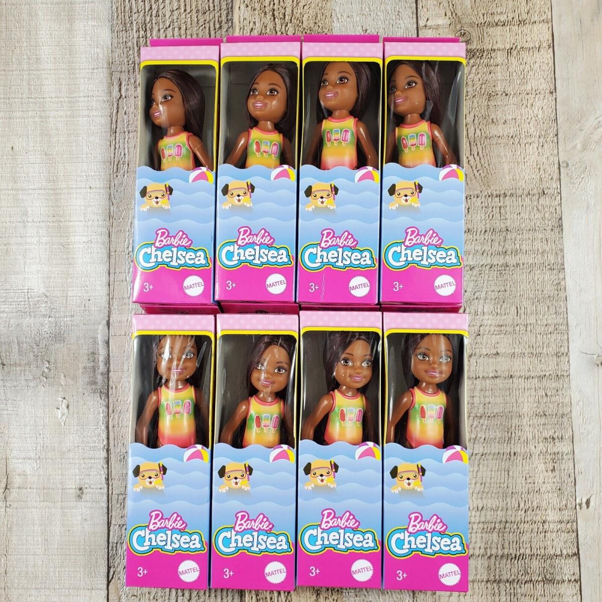 8x Party Favors Party Barbie Club Chelsea Beach Popsicle Doll 6in AA 8 Pack