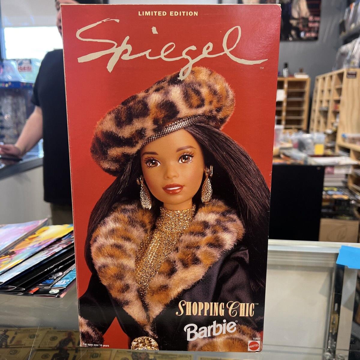 Mattel Spiegel African American 1995 Barbie Shopping Chic Doll 15801 Vintage