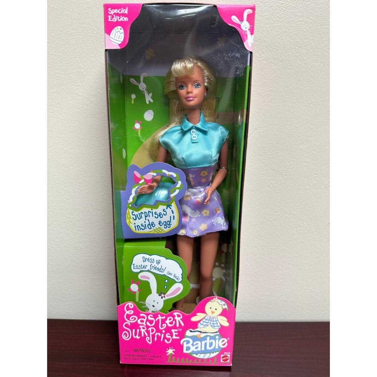 Vintage 1998 Barbie Doll Easter Surprise Special Edition Egg Mattel 20542