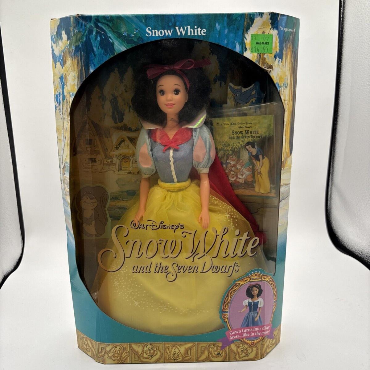 1992 Disney`s Snow White The Seven Dwarfs Snow White Doll Mattel