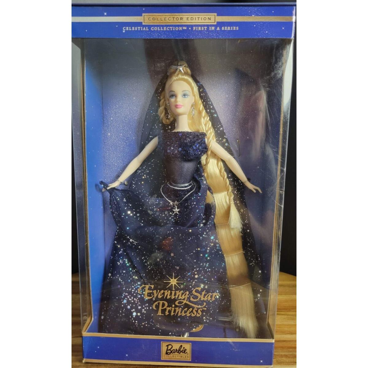 Mattel 2000 Barbie Doll Evening Star Princess Celestial Collection - 1st Edition