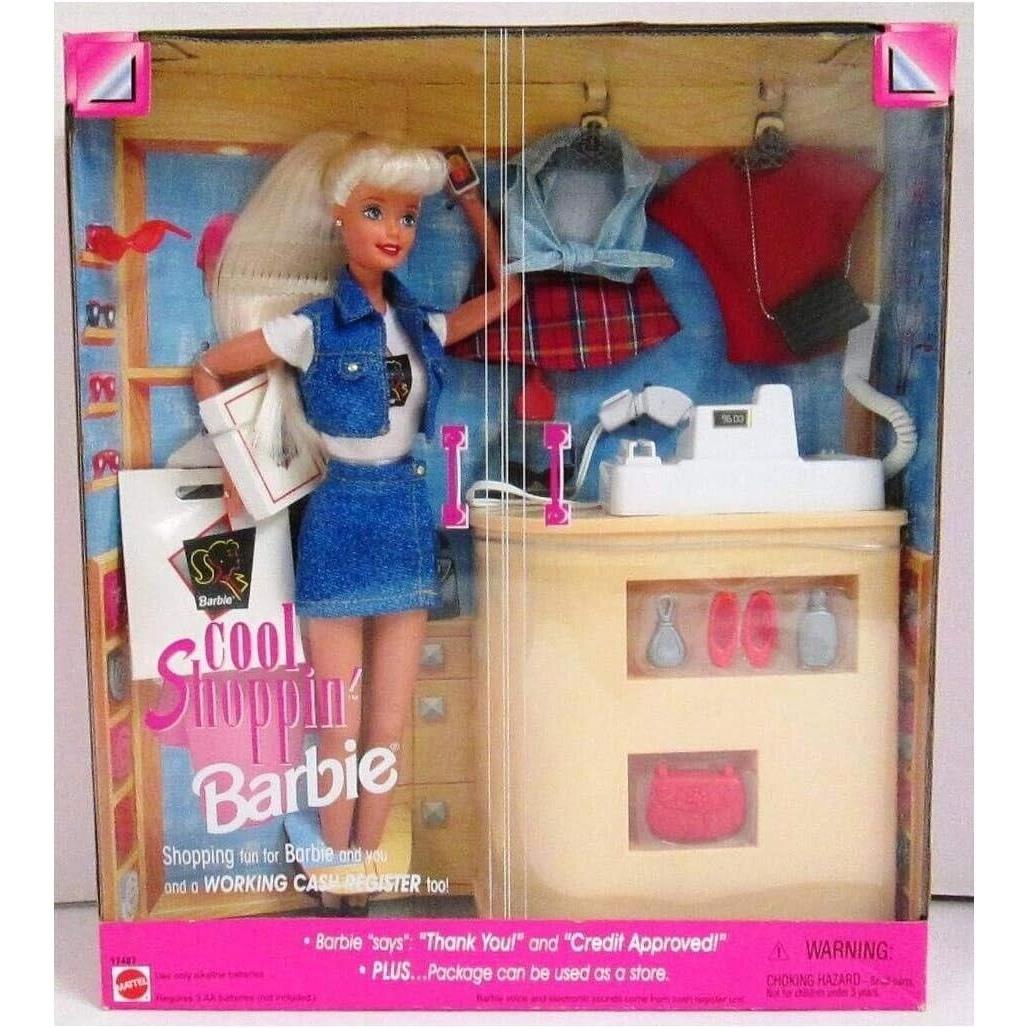 Cool Shoppin Barbie Doll with Working Cash Register Accessories