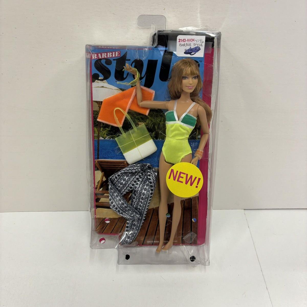 Nrfb Mattel 2014 Barbie Style Glam Vacation Includes Accessories