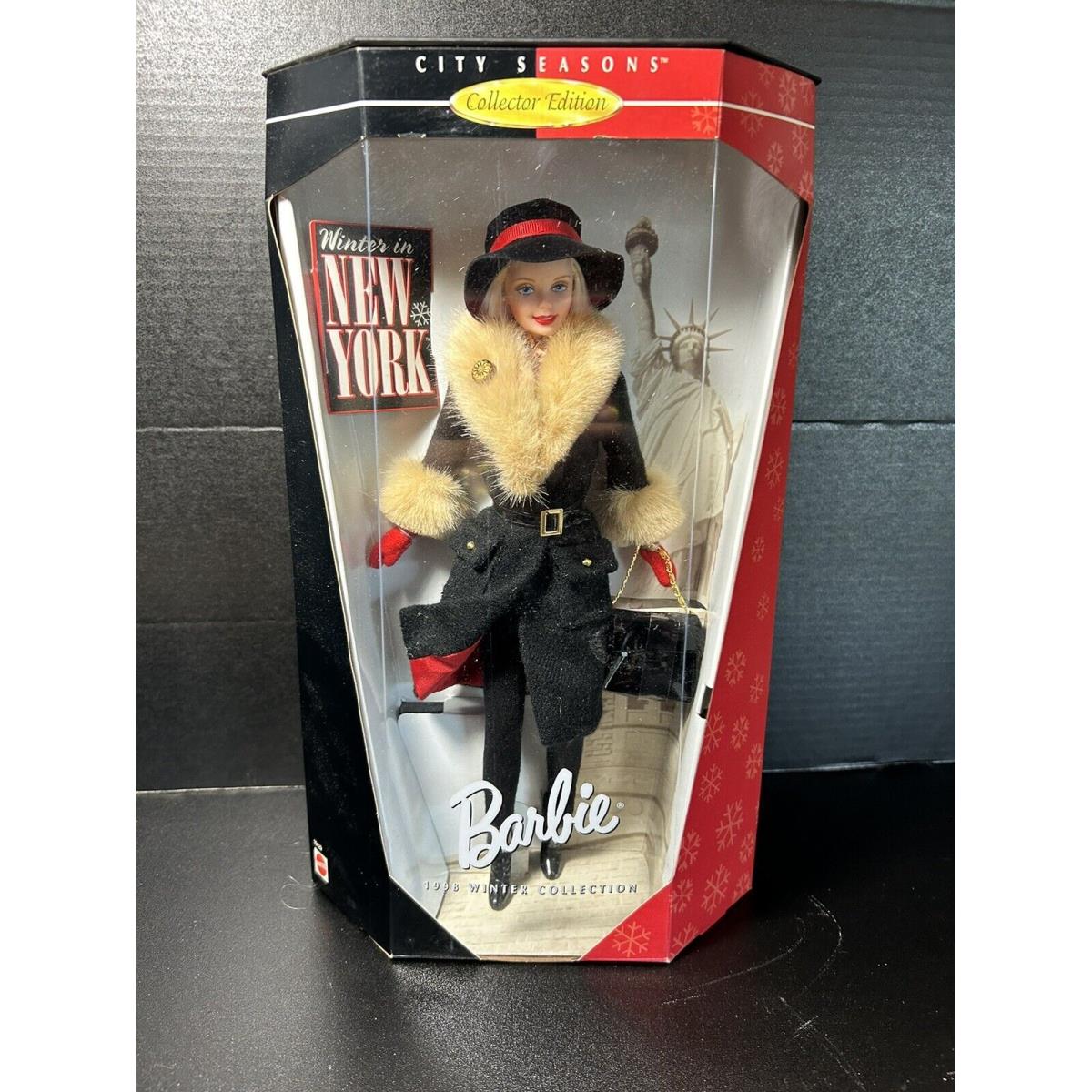 Never Opened 1998 Mattel Barbie Winter York City Collectors Ed Nrfb