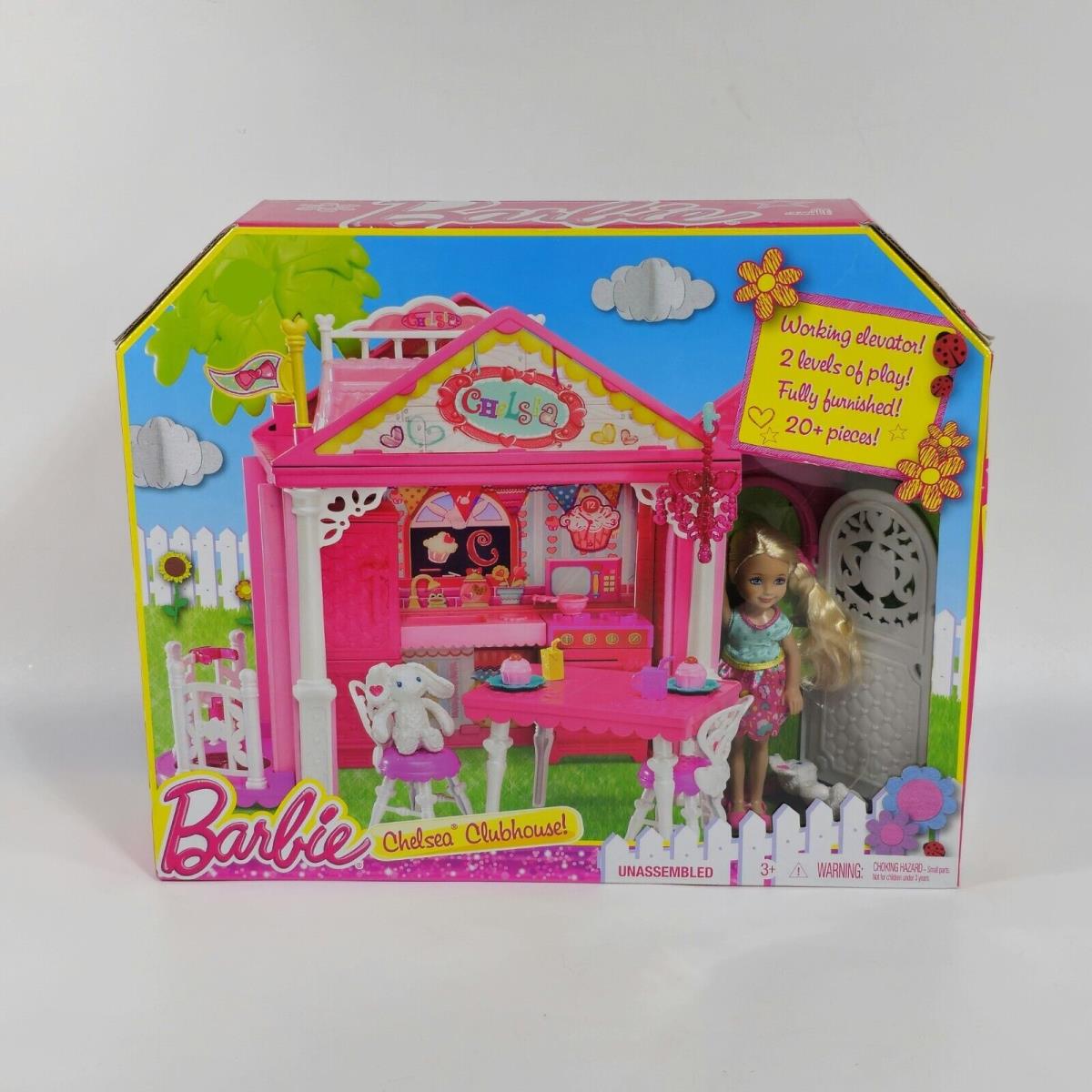 2013 Barbie Chelsea Clubhouse Playset BDG20 Rare