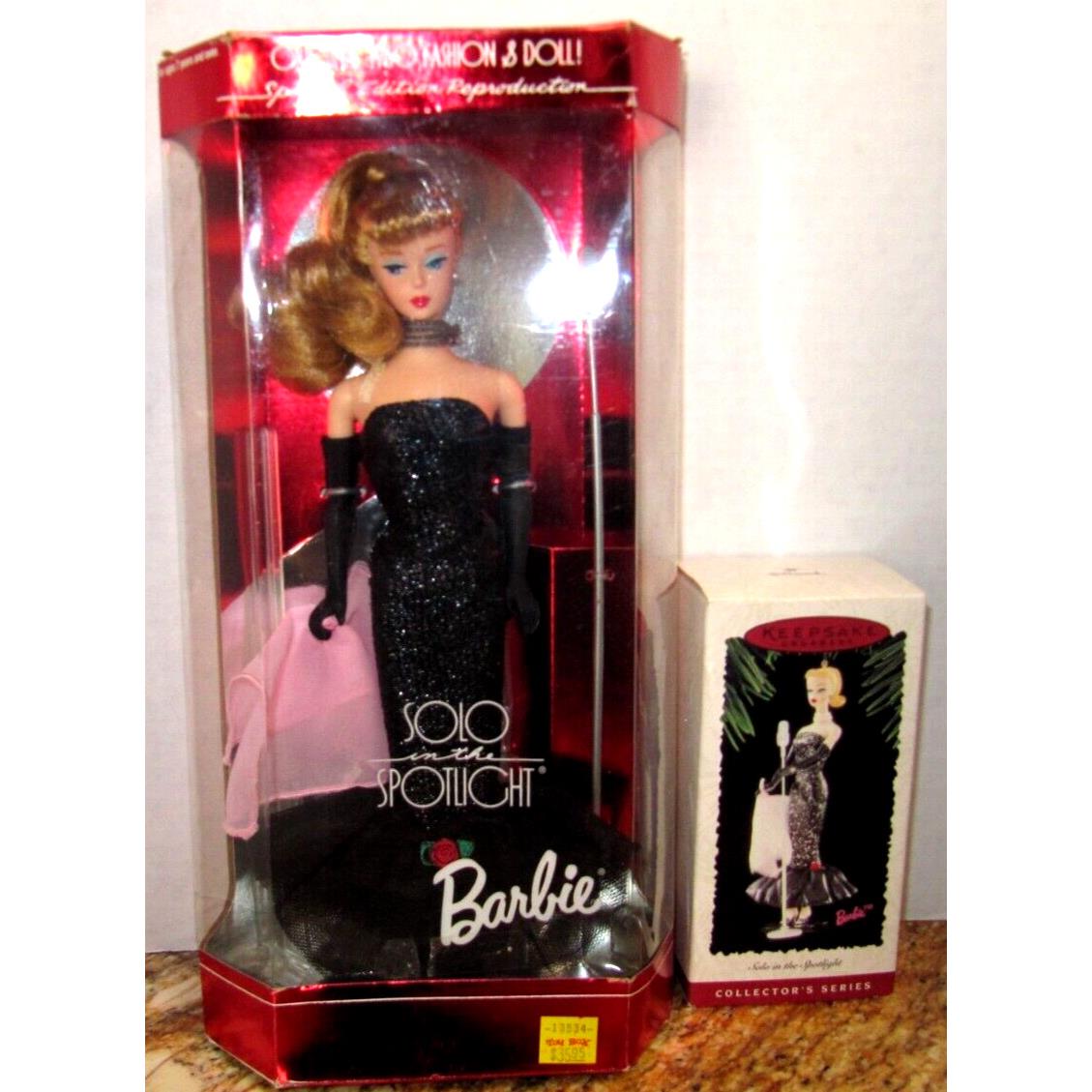 Solo in The Spotlight Barbie Doll 1994 Mattel/13534/NEW/MINT/COLLECTOR Ornament