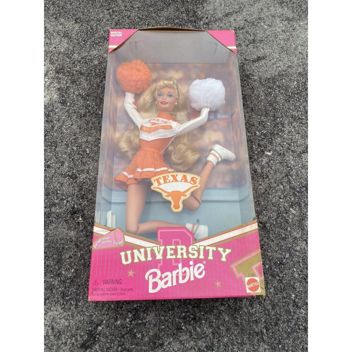 Barbie Texas Longhorns University Special Edition Doll by Mattel 17792 1996 J1