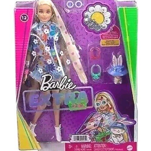 Barbie Extra Doll and Pet 12 - Floral 2pc Outfit Malibu Stereotype Doll