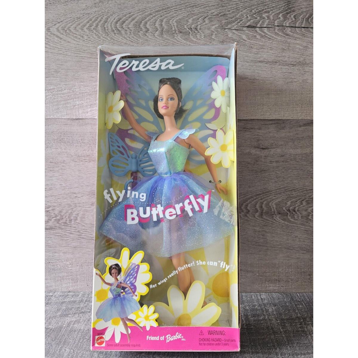 Vintage Flying Butterfly Teresa Doll 50347 Rare Htf Barbie Mattel 2000