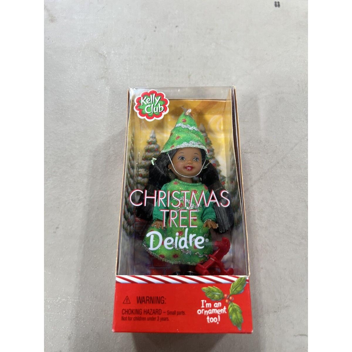 Kelly Club Christmas Tree Deidre Doll Barbie Mattel 2001 African American D27