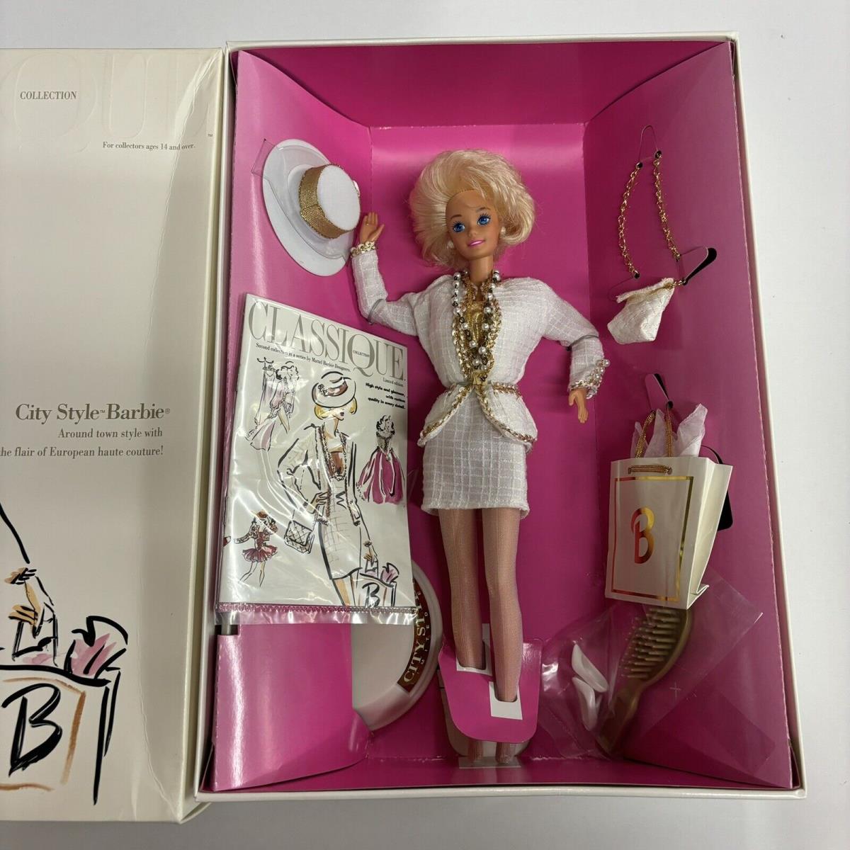 Vtg 1993 Limited Edition City Style Barbie Classique Collection Designer Doll