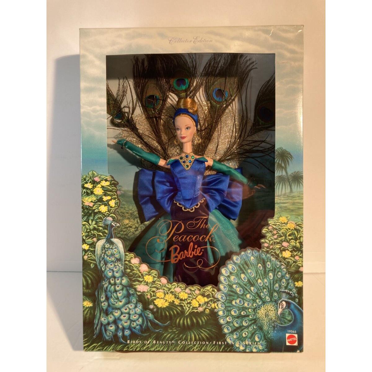 1998 Mattel Birds of Beauty The Peacock Barbie Doll 19365