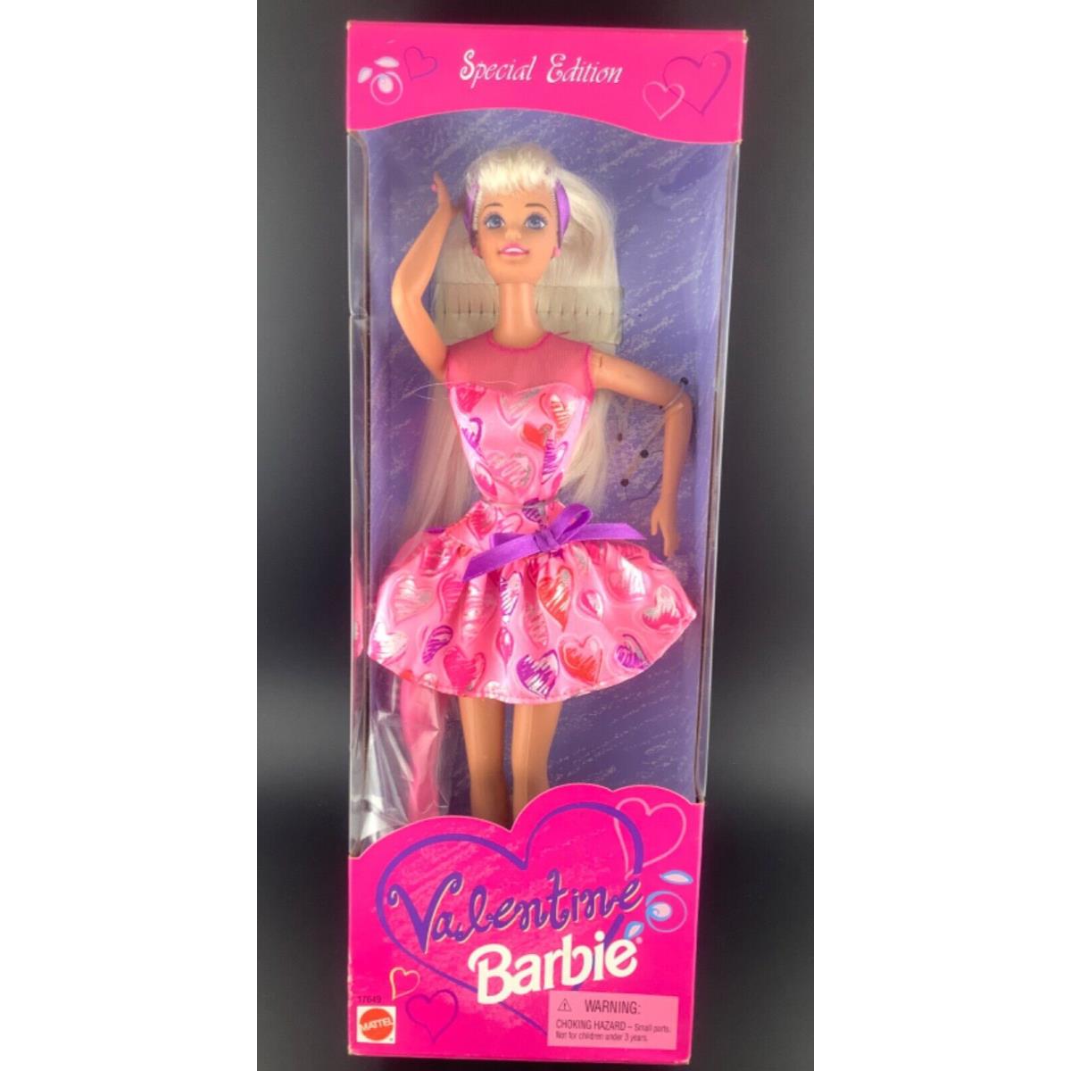 Vintage 1997 Mattel Valentine Barbie Doll Special Edition 17649