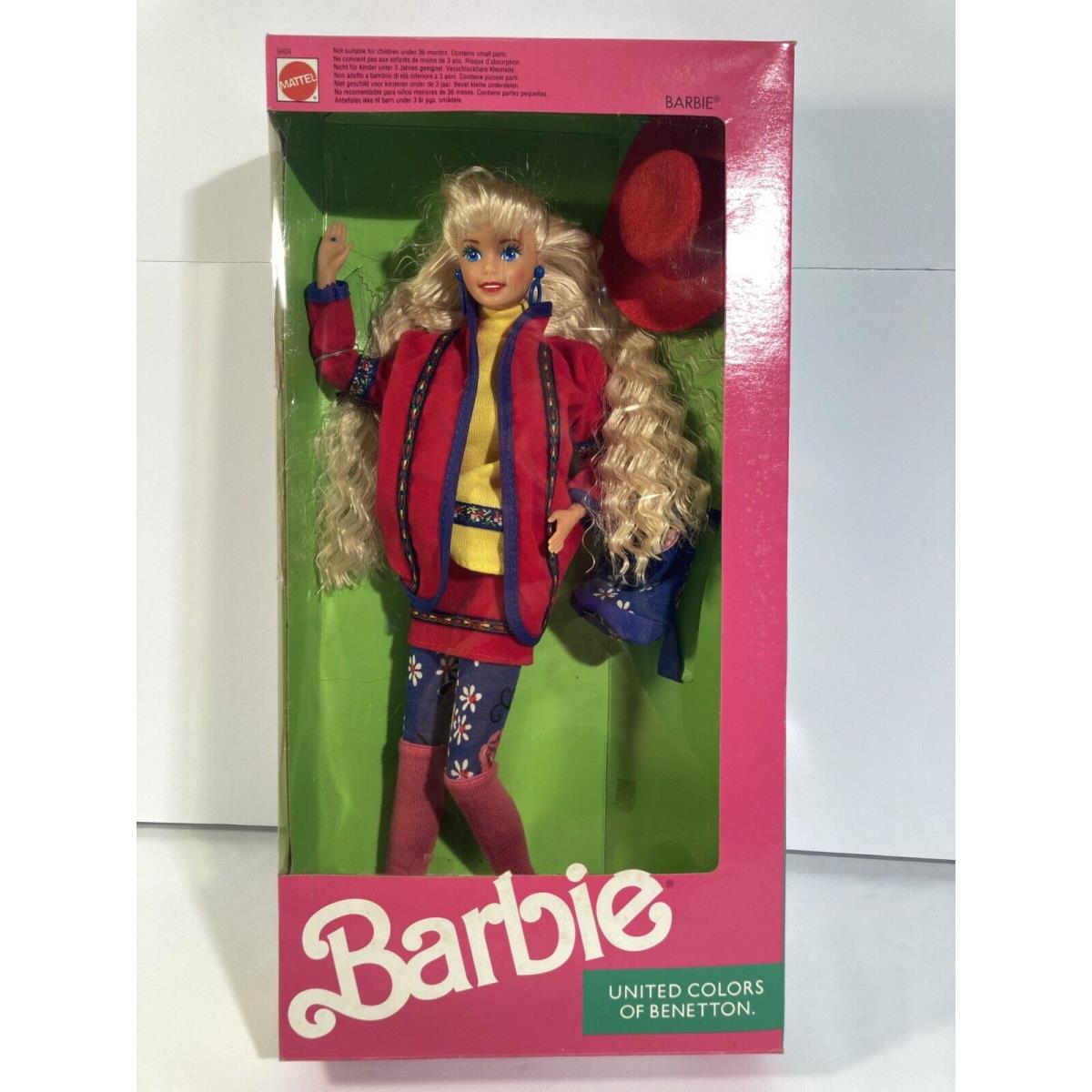 Vintage Mattel 1990 United Colors Of Benetton Barbie Doll