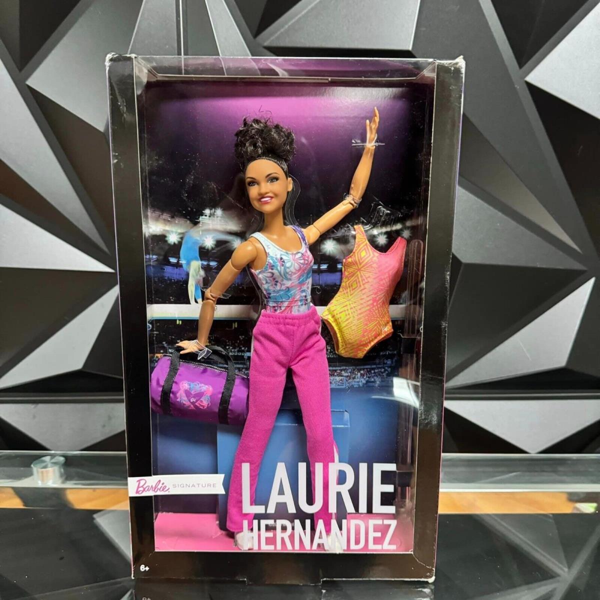 Barbie Signature Laurie Hernandez Doll Olympics Usa Gymnastics Made to Move