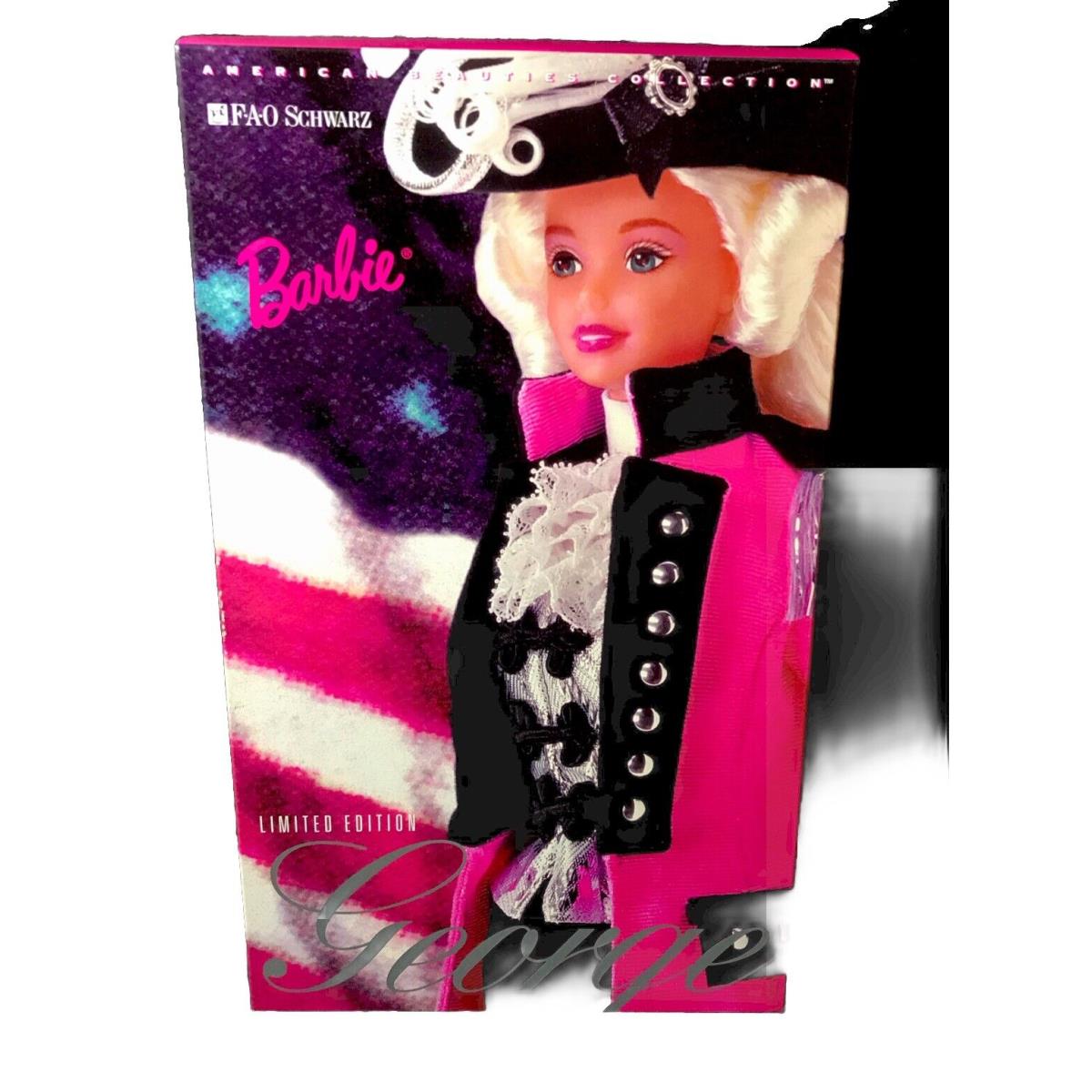 Fao Schwarz George Washington Barbie Doll Mattel 1996