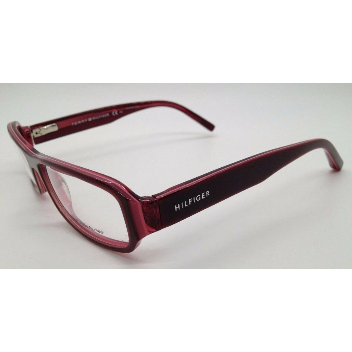 Tommy Hilfiger TH 1019 Red Y8Q Plastic Eyeglasses 51-16-135 Hand Made RX