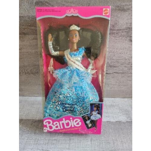 1991 Barbie American Beauty Queen African American Doll 3245