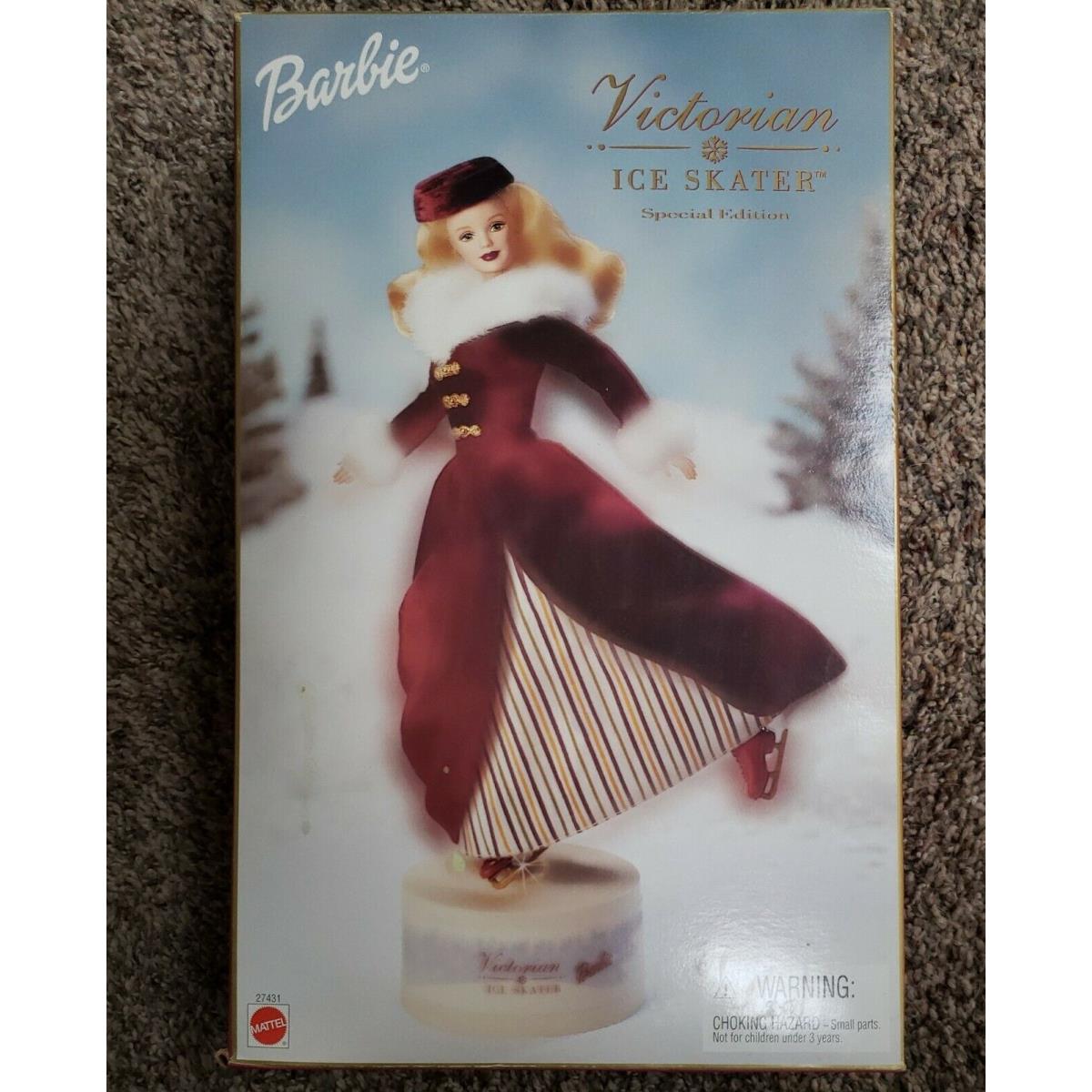 Mattel Victorian Ice Skater Barbie Special Edition 27431 Nrfb Collector