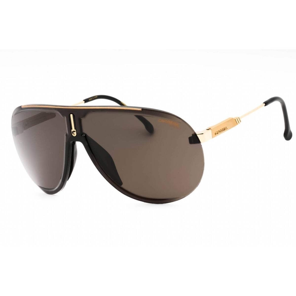 Carrera Unisex Sunglasses Black Gold Metal Aviator Frame Superchampion 02M2 9K