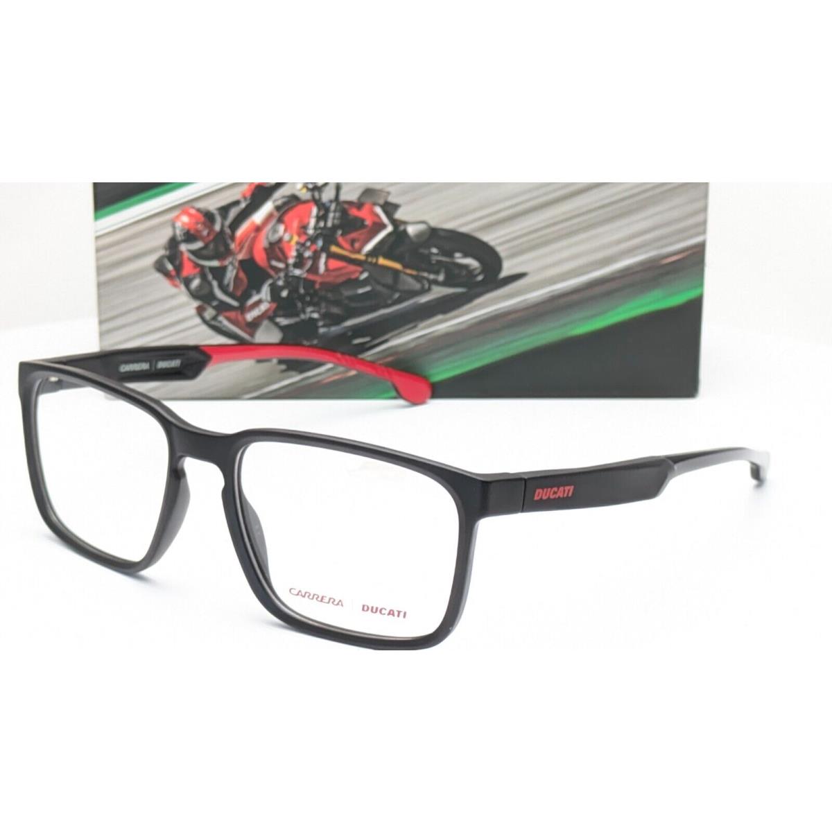 Carrera Ducati Carduc 031 Oit Black Red Rectangle Mens Eyeglasses 56mm