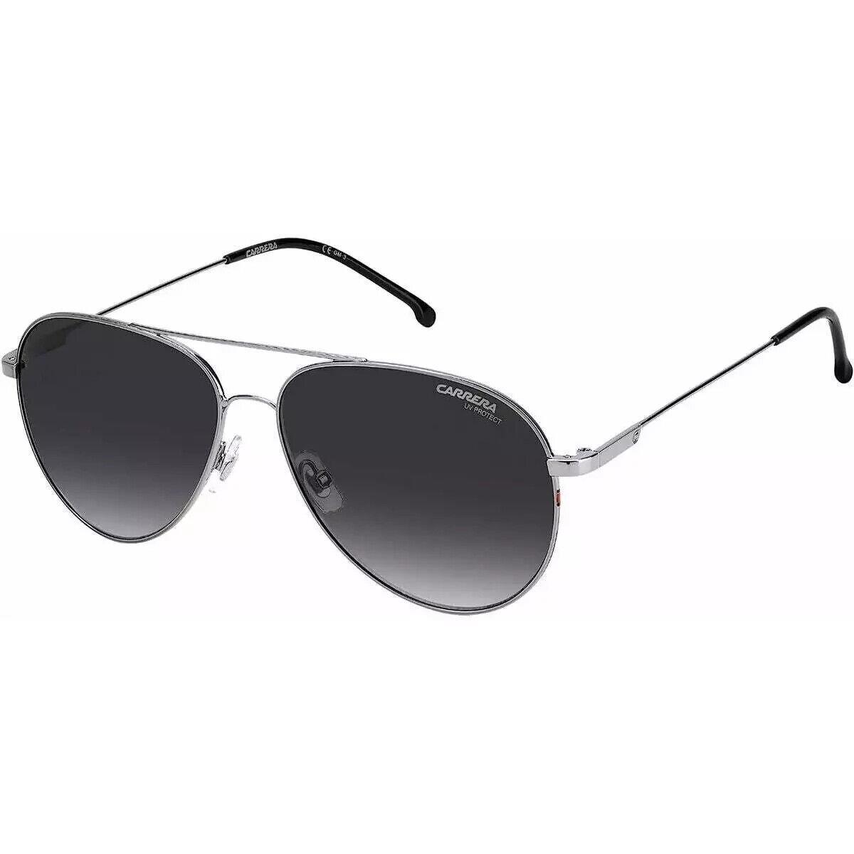 Carrera Men`s Sunglasses CA2031T/S 6LB 58 Silver Gray Lens