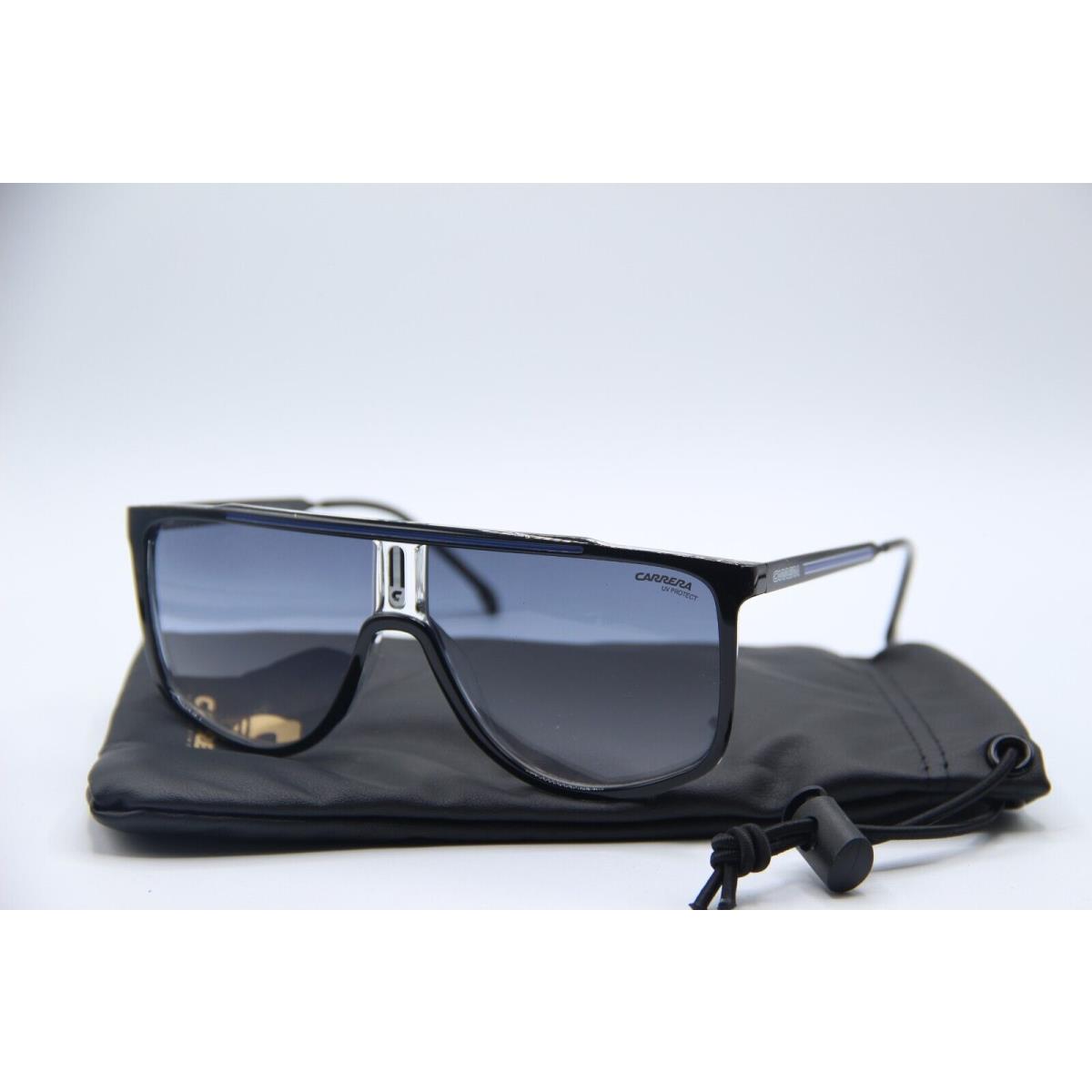 Carrera 1056/S D5108 Black Blue Clear Sunglasses W/case 61-11