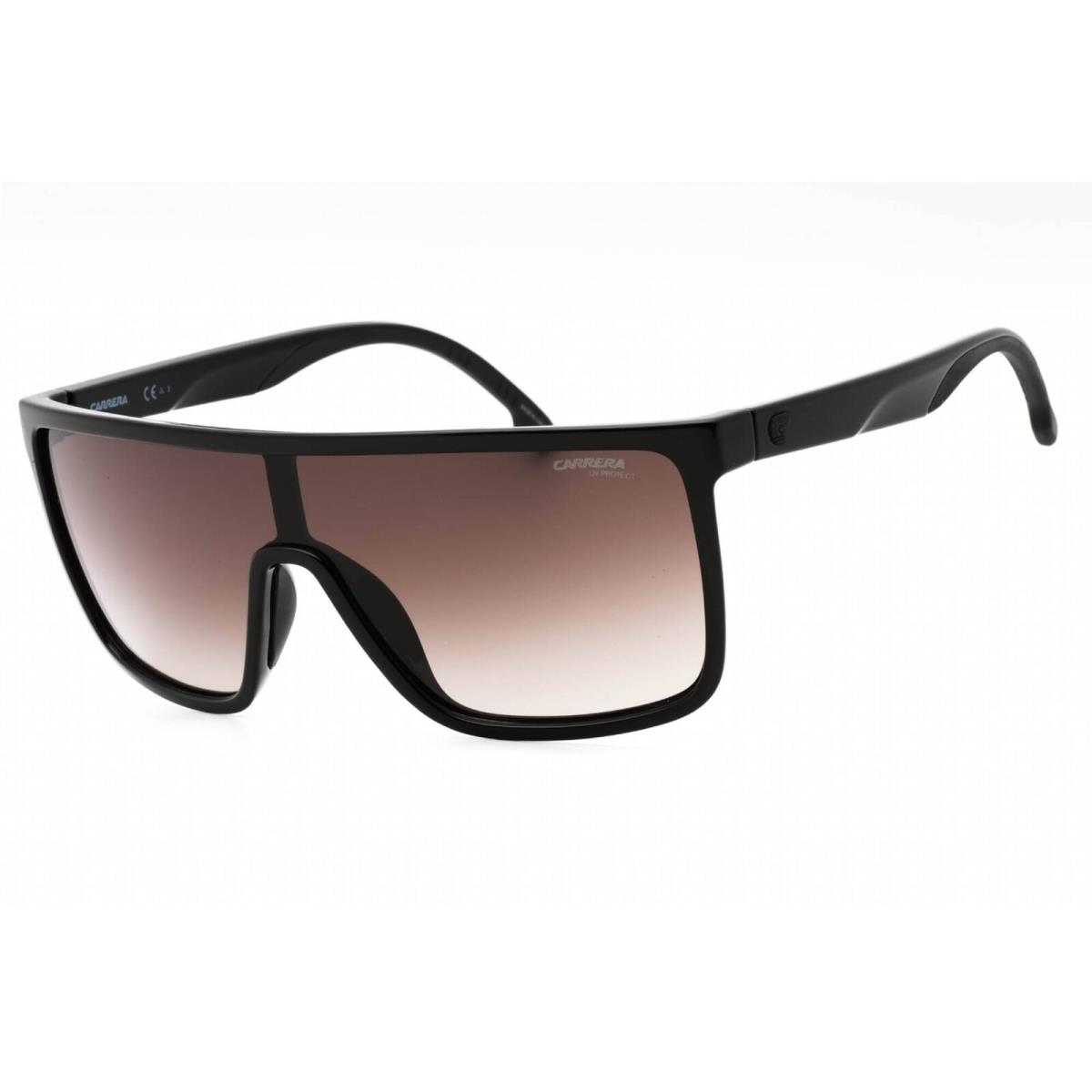 Carrera Unisex Sunglasses Black Plastic Full Rim Shield Carrera 8060/S 0807 HA