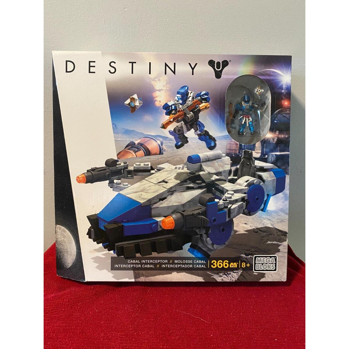 Destiny Mega Bloks Cabal Interceptor with Figurine 366-PCS 8+ Box