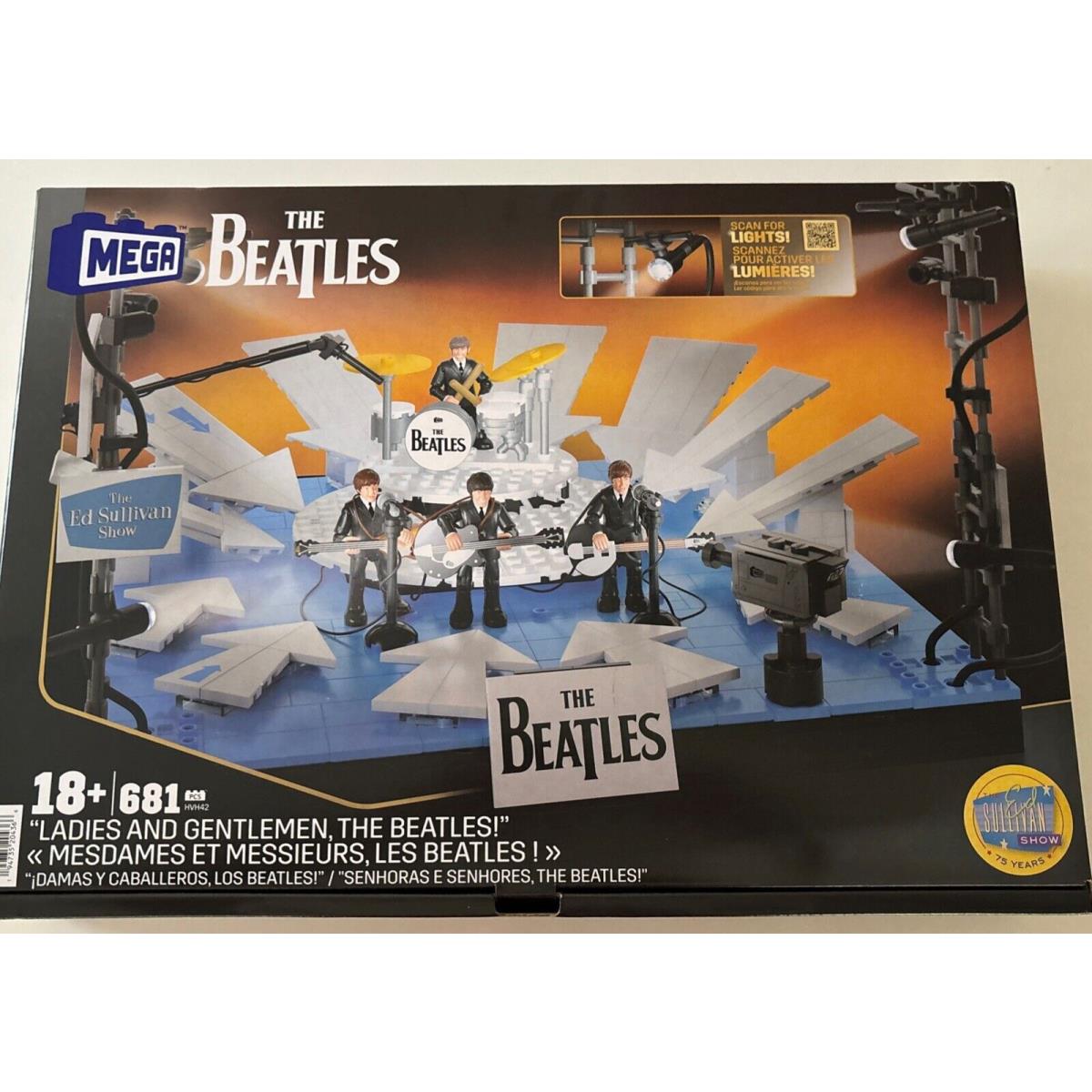 Beatles Mega Blocks Ladies Gentlemen The Beatles Ed Sullivan Set