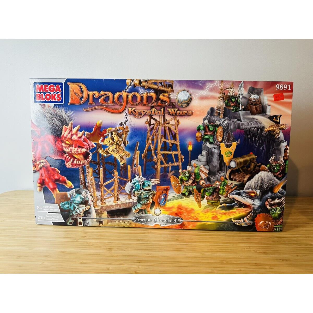 Mega Bloks Dragons Krystal Wars Vorgan Stronghold 9891