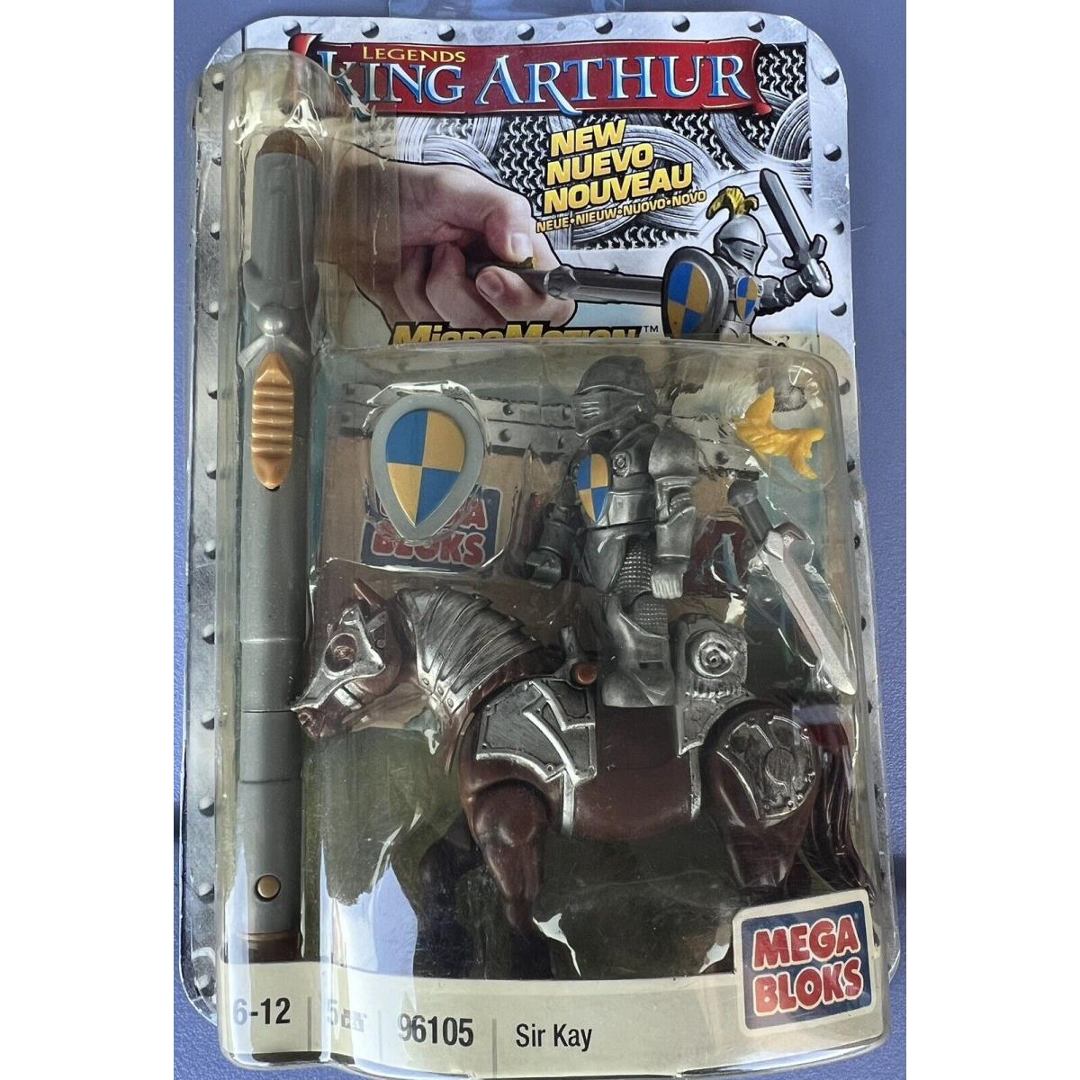 Mega Bloks King Arthur Micro Motion Action Figures Set 96105