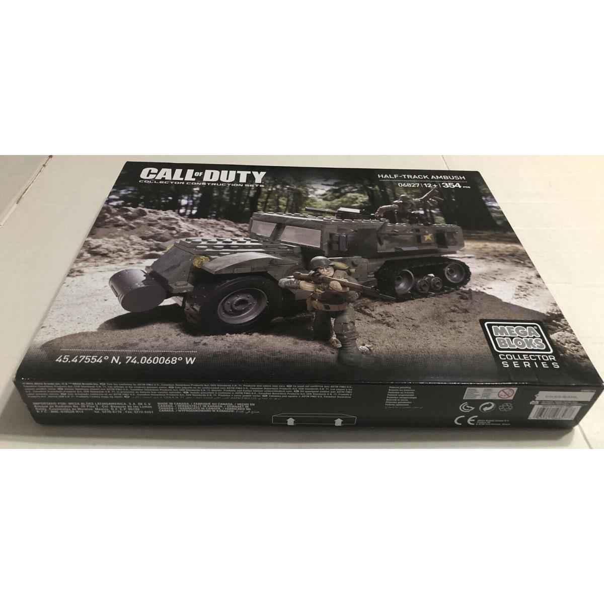 Call OF Duty Collector Construction Set Half-track Ambush - Mega Bloks