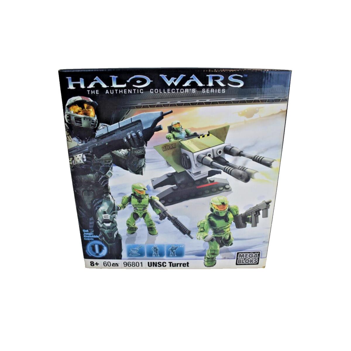 Mega Bloks Halo Wars Xbox Collector`s Series Unsc Turret 96801